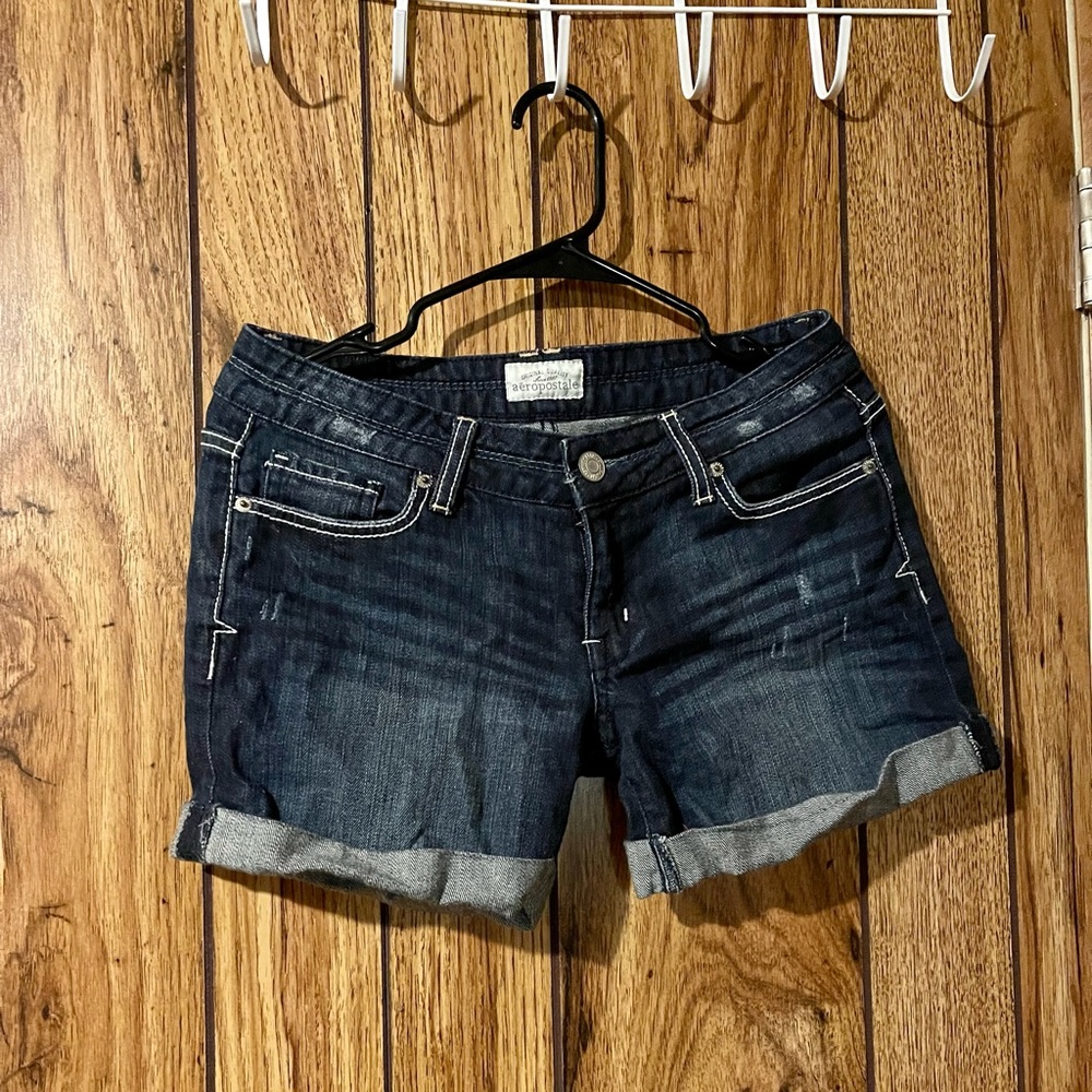 Size 3/4 Aeropostale Jean shorts!